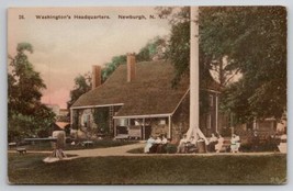 Newburgh NY Washington&#39;s Headquarters Hand Colored Albertype Postcard B50 - £6.37 GBP