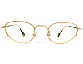 Vintage la Eyeworks Eyeglasses Frames BIG QUEENIE 452 Matte Gold Round 46-22-130 - £52.14 GBP