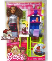Barbie Pet Groomer 2017 Barbie African American Playset FJB31 Mattel NIB - £19.72 GBP