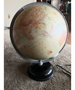 Rand McNally Terrestrial Art Globe – Vintage – light up– Art Deco - $350.52 CAD