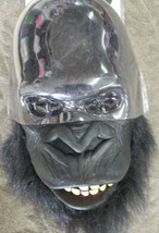 Goin&#39; Ape Mask Ani-Motion Latex Gorilla Black Monkey Halloween Adult - $40.00
