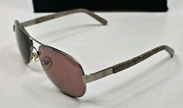 TORY BURCH TY6010 103/13 Silver Snake Skin Sunglasses 57 14 135 FRAMES ONLY - $39.59