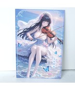 Hinata Waifu Card Anime Girl Violin Matchmaker Wall Art Oversized Board A5 - $426.68 MXN