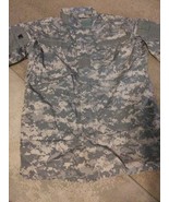 Coat, Army Combat Size Small Long Color Camo Long Sleeve Military Style - $5.89