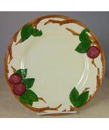 Franciscan Pottery Apple Dinner Plate Cream Red Green 10-5/8 inches - £9.84 GBP