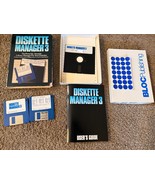 1988 Diskette Manager 3 Software IBM PC 3.5&quot; &amp; 5.25&quot; Floppy Filing Libra... - $447.79 MXN