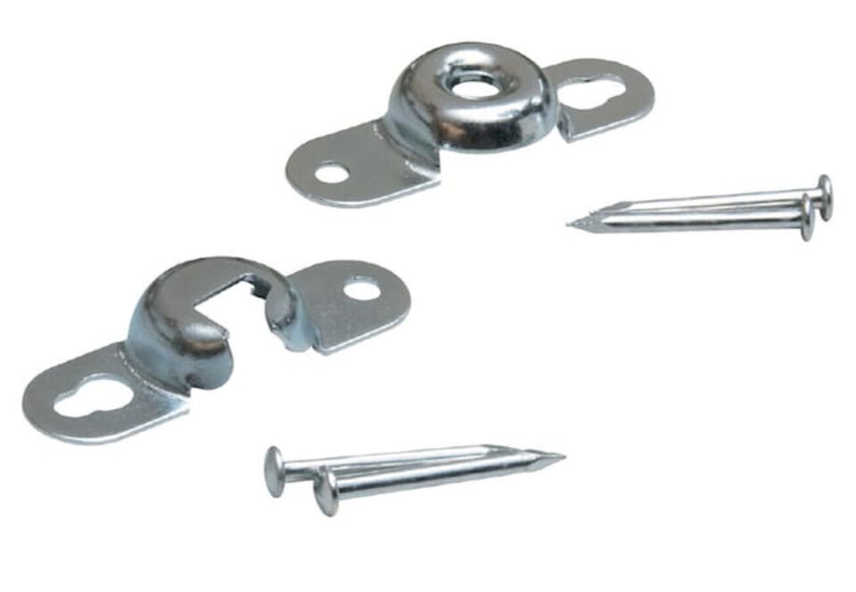 Levolor Roller Shade Inside Window Frame Mount Steel Brackets (1 pair) - $5.79