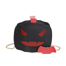 Halloween Cartoon Pumpkin Shoulder Bag For Girls Creative Chain Crossbod... - $18.59