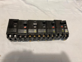 Square D Breaker LOT(7)  10A, 20A, 30A 50 amp Refer to pics all operating red50% - $98.01