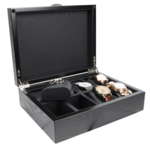 Decorebay  Executive Unisex Signature Wood Watch Box Jewelry Box (Happy TIME) - £70.47 GBP