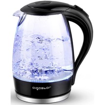 Electric Kettle With Speed Boil, 1.7L Electric Tea Kettle With Borosilicate Glas - £36.76 GBP