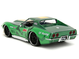 1969 Chevrolet Corvette Stingray ZL1 Green Metallic with Yellow Stripes ... - $55.77