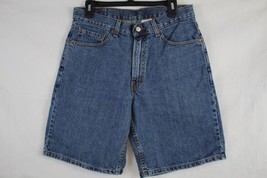 LEVI&#39;S Men&#39;s 550 Relaxed Fit Blue Denim Shorts size 32 - $18.80