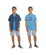 Hurley Boys Size XL 18/20 Button Down Shirt Tee Shirt Set NWT - £9.47 GBP