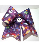 Custom Made The Nightmare Before Christmas Hair Bow 6&quot; without tags - £5.41 GBP