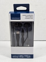 Insignia - USB-C Wired Earbud Headphones - Black NS-HPUSBC23 - $8.90