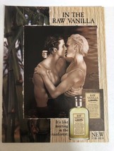 1996 Raw Vanilla For Men Print Ad Advertisement pa15 - $7.91