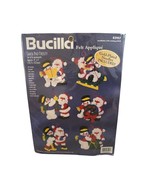 Bucilla &quot;Santa Claus and Frosty&quot; Felt Applique Ornament Kit 83957 Sealed... - €21,32 EUR