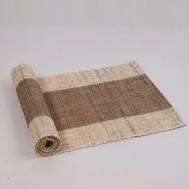Free Shipping 100% Ramie Hand Woven Table Runner and Placemat New #PR26 - $46.00+