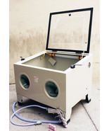 90 Liter Top Loading Abrasive Sand Blaster Blast Cabinet Box Glass Bead ... - $196.34