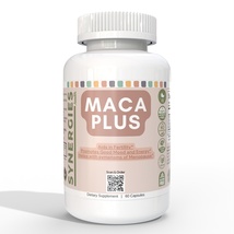 Organic Maca Root 60 Capsules - Support Mood Energy, Fertility &amp; Menopause   - £15.50 GBP
