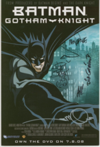 Batman DVD Promo Print SIGNED X 6 Dick Giordano Adam Hughes Ethan Van Sciver +++ - £46.95 GBP