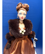 Gene Doll Champagne Supper Fur Jewelry Stand Signed Hand Tag Odom Ashton... - $57.13