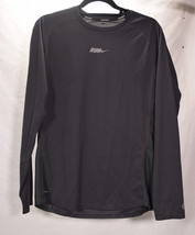 Nike Dri-Fit Mens LS Shirt Top Gray L - £15.82 GBP