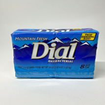 Vtg 1990s Dial Mountain Fresh Bar Soap Antibacterial Deodorant, 8 Bars NOS 4.25 - £39.05 GBP