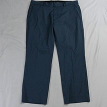 Alfani 32 x 30 Blue Stretch Flat Front Straight Mens Dress Pants - £11.91 GBP