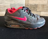 Nike Air Max 90 - AJ1285-004 Men’s Shoes Size 8 - Black &amp; Red - $48.37