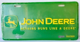 John Deere Tractors License Plate Nothing Runs Like a Deere Licensed Product New - £15.45 GBP