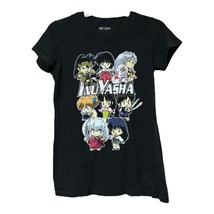 Hot Topic Inuyasha Anime Womens Black Graphic Short Sleeve T-Shirt Size Small - £11.72 GBP