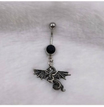 Silver dragon belly bar - £7.87 GBP