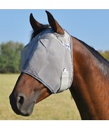 Cashel CFMYS-ORA Crusader Soft Coated Nylon Horse Fly Mask - Gray - $54.88
