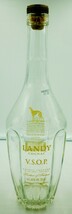 COLLECTIBLE EMPTY CLEAR GLASS LIQUOR BOTTLE LANDY VSOP COGNAC FRANCE 750ML - €5,15 EUR