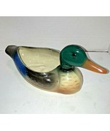 Vintage Ceramic Mallard Duck Large Planter 14” Wedge Bottom Hunting 1950... - £19.80 GBP