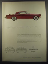 1955 Lincoln Continental Mark II Ad - An experience awaits you - the excitement  - £14.54 GBP