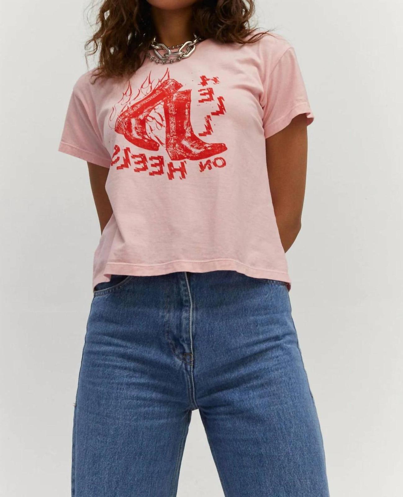 Daydreamer Hell On Heels Solo Tee Size L - $46.53