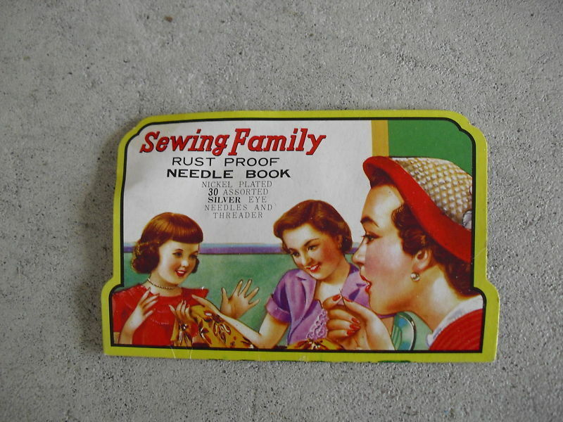 Vintage Sewing Family Needle Case JAPAN LOOK - $14.85