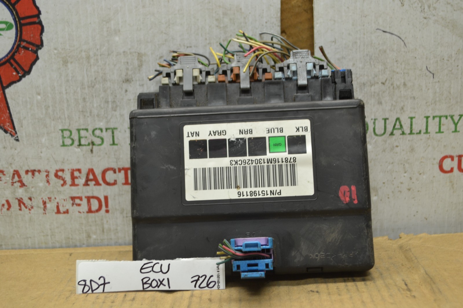 2003-2006 Chevrolet Tahoe Body Control Unit BCM 15198116 Module 726-8D7 ... - $43.11