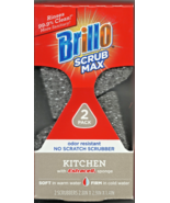 2 pack KITCHEN Brillo Scrub Max Scrubber Sponge No Scratch w/ Estracell ... - $410.74 MXN
