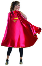 Rubie&#39;s Women&#39;s DC Superheroes Deluxe Supergirl Cape, Multi, One Size - £94.90 GBP