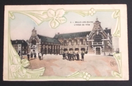 Hôtel de ville de Malo-les-Bains Embossed Postcard c1910s - £7.85 GBP