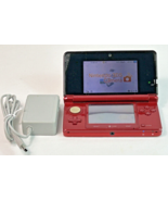 Nintendo 3DS Model # CRT-001 (USA) Metallic Red Bundle w/ Charger  - TES... - £66.10 GBP