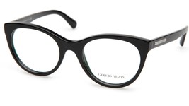 New Giorgio Armani AR7048 5017 Black Eyeglasses Frame 51-20-140mm B42mm Italy - £97.91 GBP
