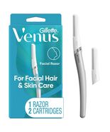 Gillette Venus Dermaplaning Tool Facial Razor with 2 Blade Refills Unisex - $243.14 MXN