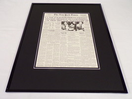 New York Times Dec 12 1941 Framed 16x20 Front Page Poster WWII US at War - £59.19 GBP