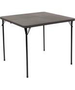 Flash Furniture Dunham 2.83&#39; Square Plastic Folding Event Set of 1, Dark... - €75,73 EUR