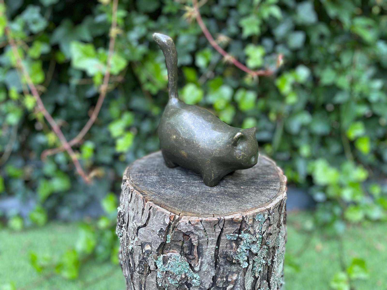 Playful Cat – Bronze Sculpture. 14x6x10cm - $174.95